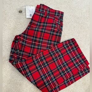 NWT TBBC tartan pants size 8